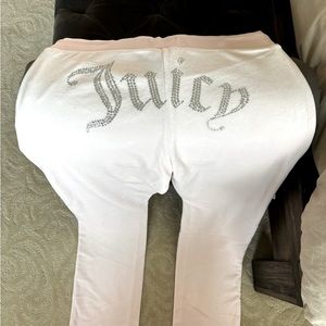 Juicy Couture OG Big Bling Velour Track Pant in Medium Soft Glow